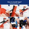 Plant Tying Machine, Garden Tapetool Tapener Gun with 12 Rolls
