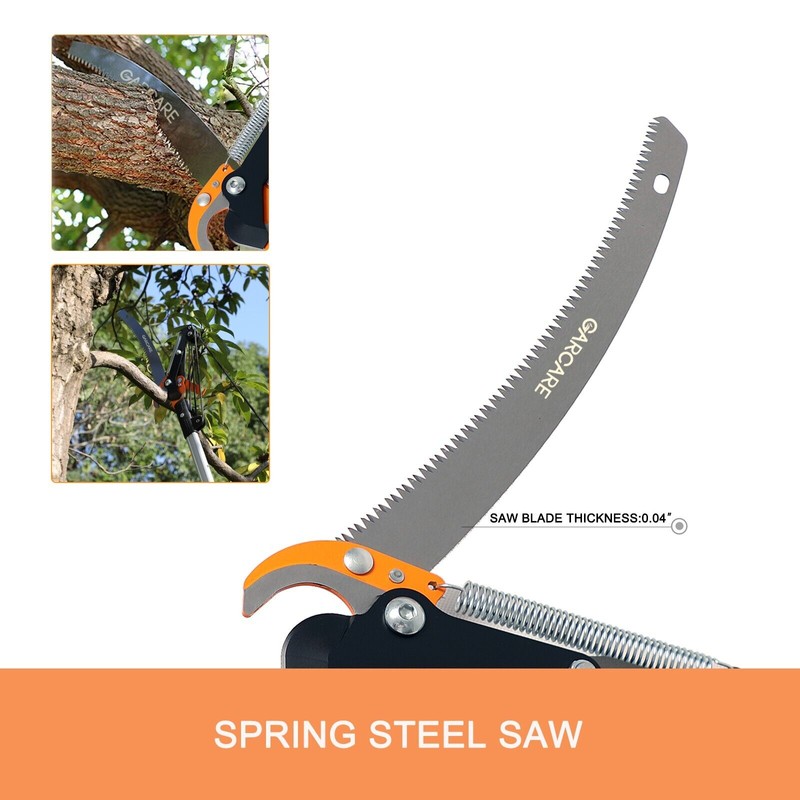 GARCARE 2 in 1 Pole Saw for Tree trimming &