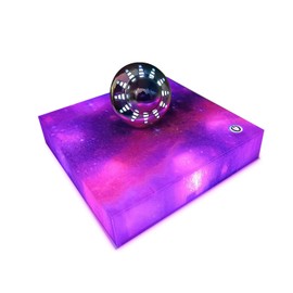 Poojaed Magnetic Levitating UFO Lamp, Floating 360°Rotating RGB Galaxy Light Display, Cool Gadgets Desk Decor for Office Home Esports Room, Amazing Gift for Men Girls and Kids