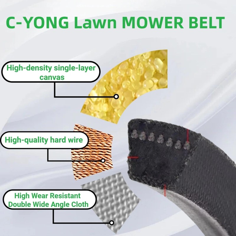 C-YONG 1/2" X141.5" Drive Belt 119-8820 120-3892 Replacement Toro TimeCutter