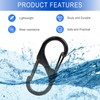 30 PCS S Small Carabiner Keyring Clip S Carabiner Dual