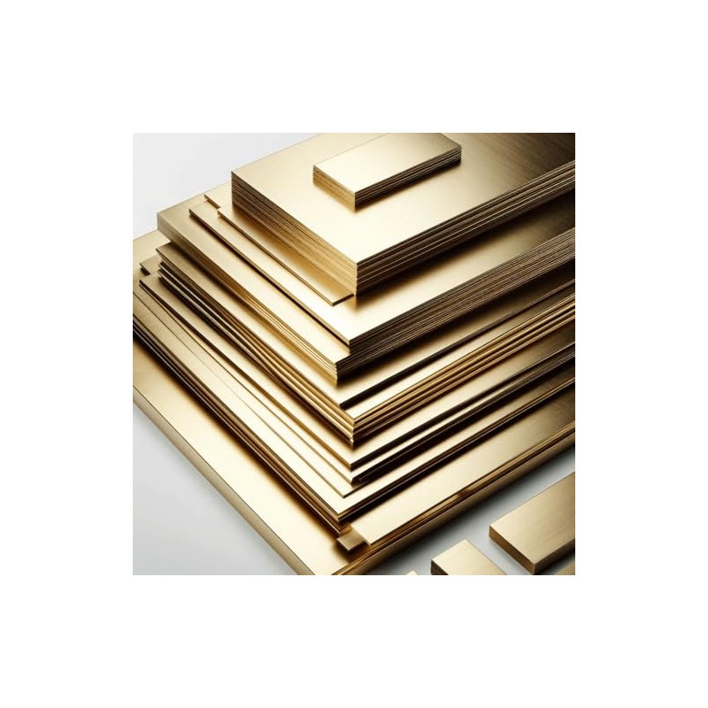 Stahlog Brass Sheet Ms63 (CuZn37) Thickness 0.5 mm - 2