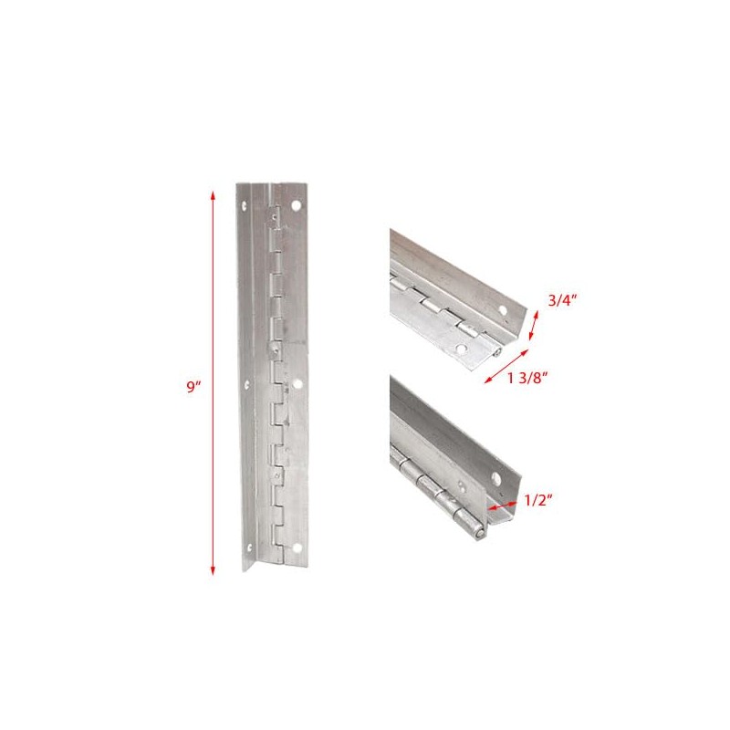 Boat Offset Hinge 166051 | 16 Gauge Aluminum 9 x