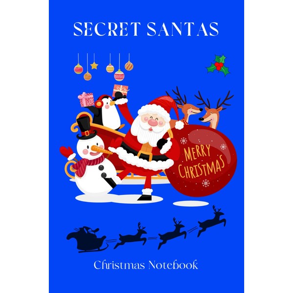 Secret Santa Christmas Notebook: Christmas stocking filler