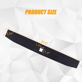 RANSOTO Tailgate Molding Trim Compatible with 2017-2022 Ford F250 F350 F-250 F-350 Super Duty Flexible Flex Step Rear Center Truck Spoiler Protector Cover Replaces FO1904134