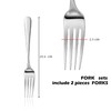 ATB Dinner Forks 8 Inches Stainless Steel Forks Silverware Kitchen
