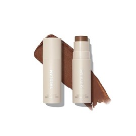 SHEGLAM Snatch 'n' Define Cream Contour Stick - Maquillaje bronceador facial de larga duración, altamente pigmentado, a prueba de sudor, gamuza camell