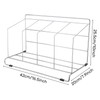 Reallnaive Catalog Rack Magazine File Holder Angled Binder Holder Metal