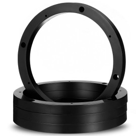 Anillos Espaciadores para Altavoces de Coche – 2 Pares de Adaptadores de ABS para Altavoces de 6.5 Pulgadas, Compatibles Coches, Camiones y Autocaravanas