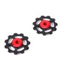 1 Pair Front Derailleur Pulley, Aluminium Alloy 11T CNC Wheel