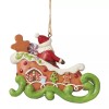 Jim Shore Heartwood Creek Santa in Gingerbread Sleigh Christmas Tree