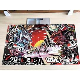 Mlikemat Playmat TCG CCG OCG Trading Card Play Mat with Zones + Free Bag (ZD039-994-A)