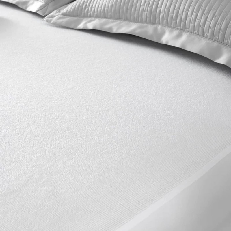 Sunshine Comforts Cotton Waterproof Mattress Protector Single- Ultra-Soft, Breathable Single