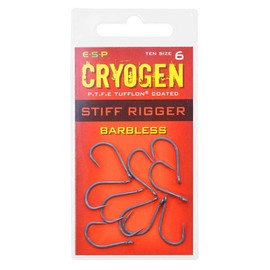 ESP Cryogen Stiff Rigger Barbless Hooks: 6