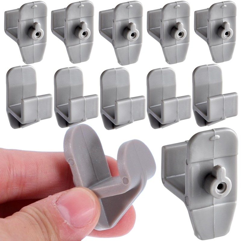 GEEX DEPOT Replacement Shelf Clips for Turbo Air Freezers &