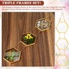 Marsui 3 Set Double Glass Frame Collage For Pressed Flowers
