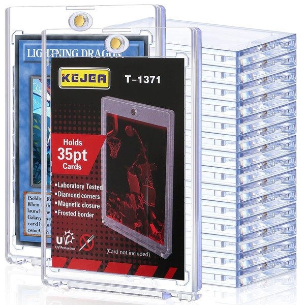 TTYSHIP® Pack of 16 Magnetic Card Holder, 35PT Magnetic Card