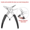 1Pc Snap Ring Pliers Dual-Purpose Circlip Pliers Removing Reassembling Tool