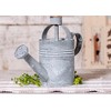 Irvin's Country Tinware Watering Can Lamp Base in Weathered Zinc