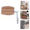 QUEMARQUE RV Table Leg Bracket with Wood Top, RV Dinette