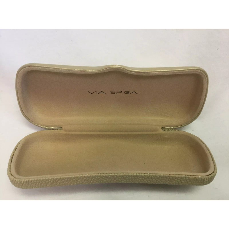 Via Spiga Eyeglass Sunglass Tan Case New