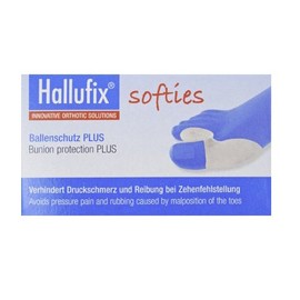 Hallufix Softies Bunion Protection Plus with Toe Separator, Bunion and Metatarsal Protection