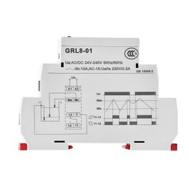 GAEYAELE Liquid Timer Control Relay Electronic Liquid Level Controller 10A (GRL8-01+Sensor,AC/DC24V-240V)