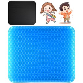 Gel Cushion, Zero Gravity Cushion, Honeycomb, Double Layer, Breathable, All Seasons, Includes Cover, Gel Cushion, For Children, Keeps You From Stuffy, Chair, Washed