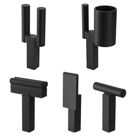 5PCS 1Inch Blacksmith Anvil Hardy Tool Set for Forging