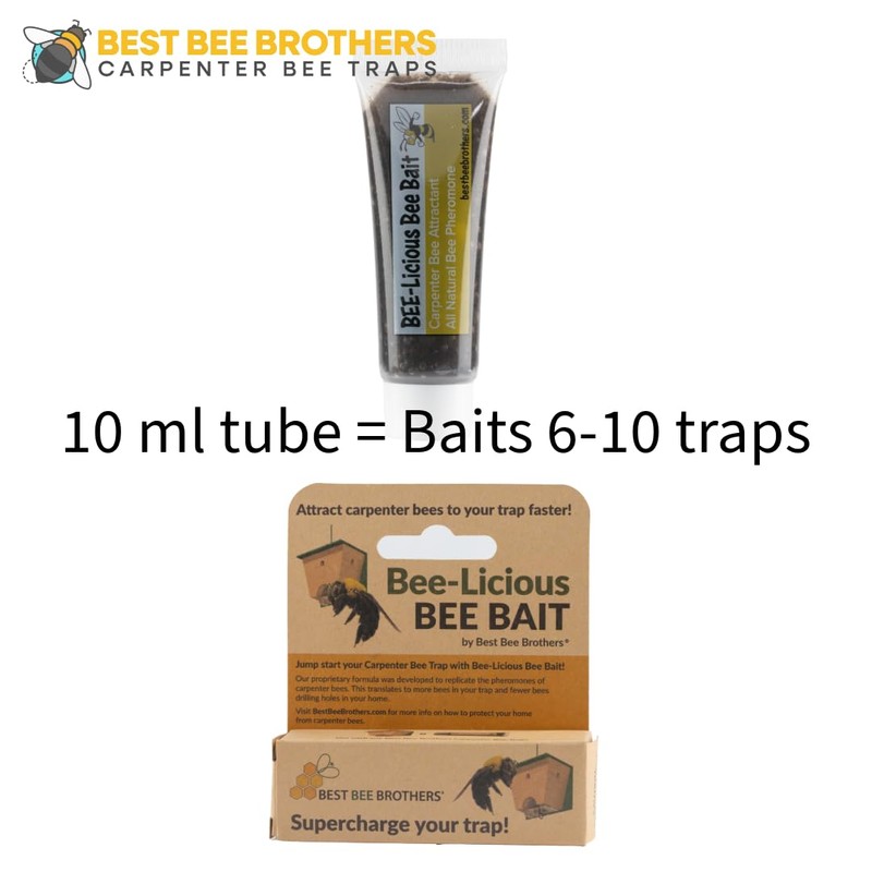 Best Bee Brothers Bee-Licious Bee Bait, All-Natural Carpenter Bee Lure,