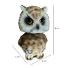 Objectz Bobble Head Figurine Small Owl Brown - Owl Figurine
