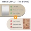 Titanium Cutting Board.100% PureTitanium Cutting Boards For Kitchen.Steel Cutting Boards