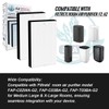 F2 True HEPA Replacement Filter (H13) Compatible with Air Purifier