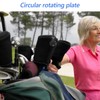 SUPVOX 6pcs Plastic Golf Headcover Number Tags Rotating Golf Club