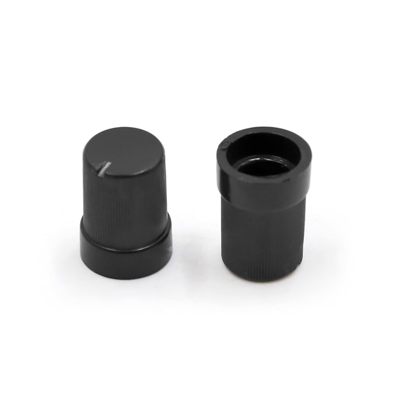 uxcell 50Pcs 6mm Plastic Shaft Insert Dia Potentiometer Control Knobs