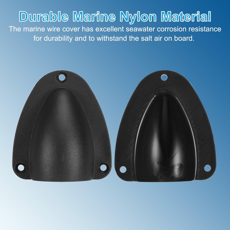 PATIKIL 2-29/32" Nylon Marine Wire Cable Vent Cover for Boat