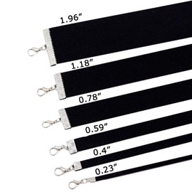 6 PCS Necklaces Black Velvet Choker Set Classic Gothic Chokers for Women Soft Collar Necklace Jewelry Gifts for Birthday Christmas New Year