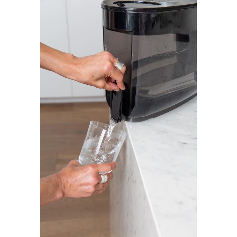 LifeStraw Home – Water Filter Dispenser, 18-Cup, Obsidian