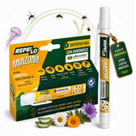 Albagarden - Amazonia Dopopuntura Penna 12ml - Gel Lenitivo Antiprurito dopo Punture Zanzare Vespe Insetti Zecche Meduse - Per Bambini dai 3 Anni e Adulti, Aloe Calendula Camomilla