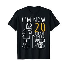 20th Birthday For Him | I'm Now 20 Years Old | Cool BDay T-Shirt