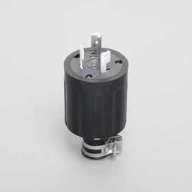 American Ltd. Catch Shape Plug Black 3p600 V