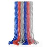 THE MARDI GRAS KREWE 72-Pack Patriotic Bead Necklaces – 33"