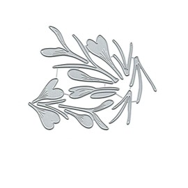 Orchid Flower Leaf Metal Die Cuts,Spring Flower Leaf Cutting Dies Cut Stencils DIY Scrapbooking Decorative Embossing Paper Scrapbooking Card Making