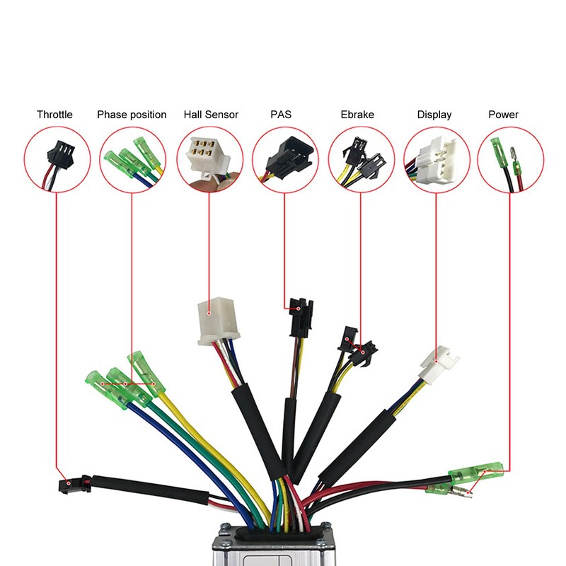 Electric Bike Conversion Kit Professional KT 15A Controller LCD4 Panel