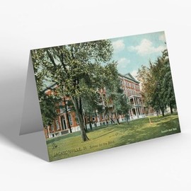 GREETING CARD - Vintage Illinois USA - Jacksonville. School for the Blind (b)