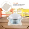 Zerodeko 1pc Woven Cotton Mat Pot Holder Cushion Coaster Insulation