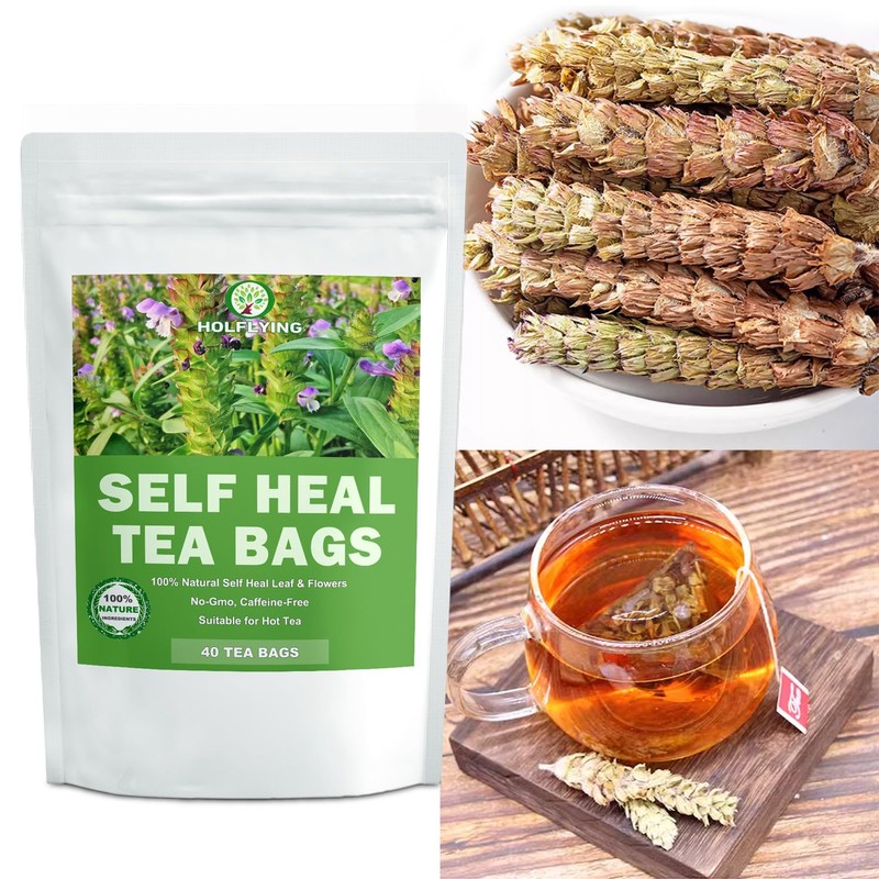 100% Natural Self Heal Tea, 40 Teabags, Prunella vulgaris, Pure