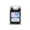 Basic Solutions Snag-Free Small Black Silicone Rubber Bands for Styling,