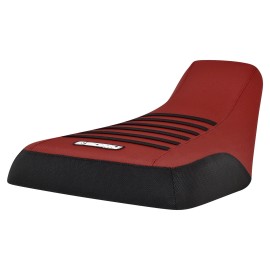 Honda 2000-2006 Honda TRX Rancher 350 Gripper Seat Cover  BLACK/MAROON/BLACK #355