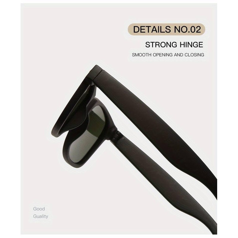 Boolavard Polarized Sunglasses for Men Women Retro Sunglasses Men UV400